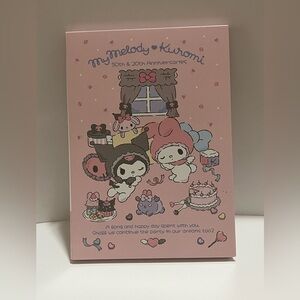 Kuromi & My Melody Memo Pad - Melody 50th & Kuromi 20th Anniversaries